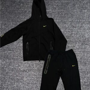 Nike Nocta tech fleece black & yellow tracksuit (Sz L Fits Like M Slim Fit)